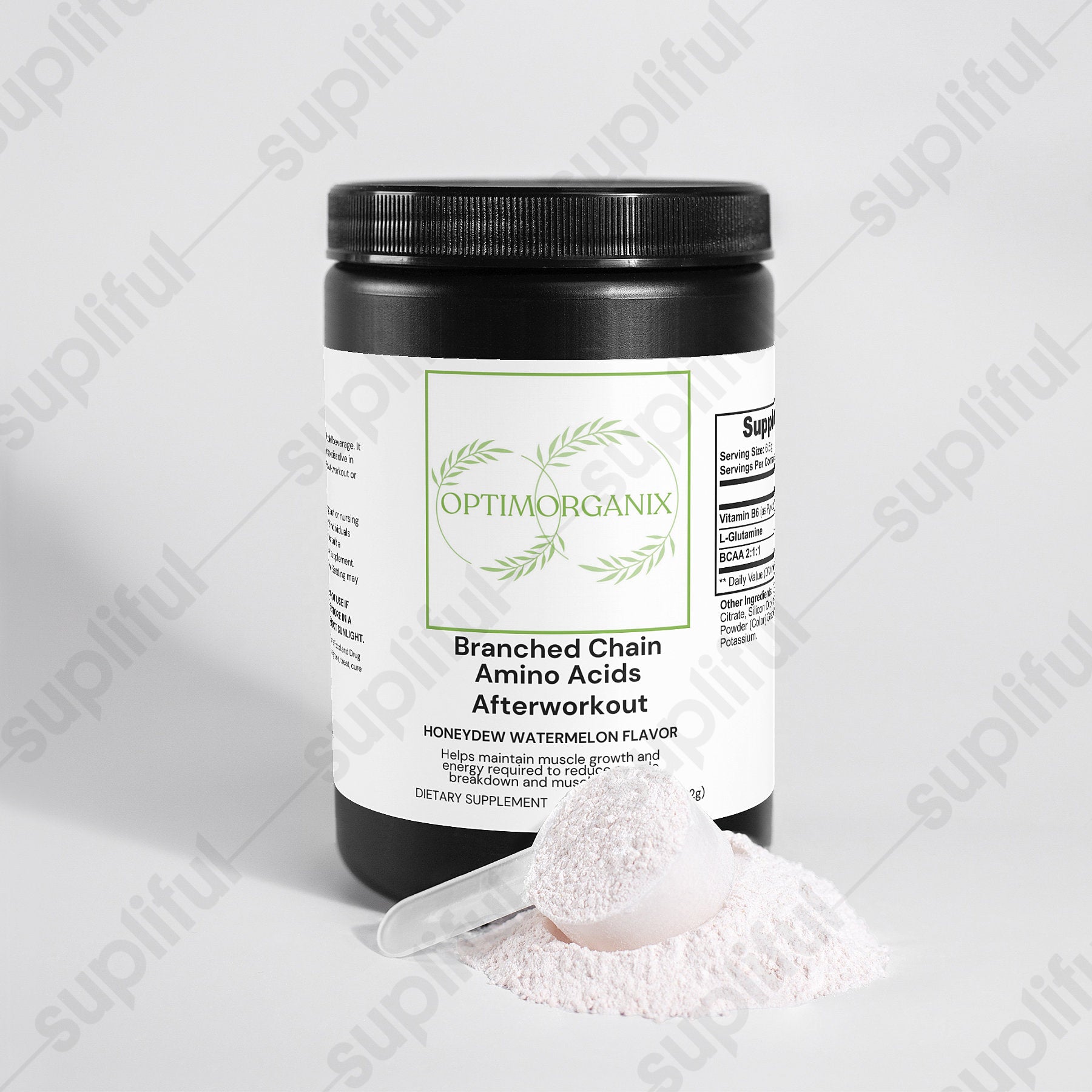 BCAA Post Workout Powder (Honeydew/Watermelon) - Optim Organix
