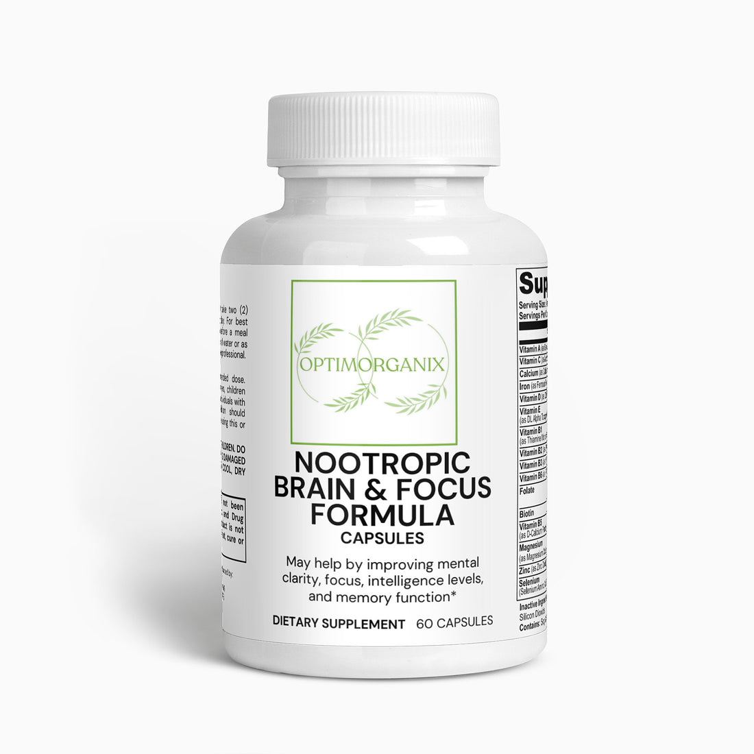 Nootropic Brain & Focus Formula - Optim Organix