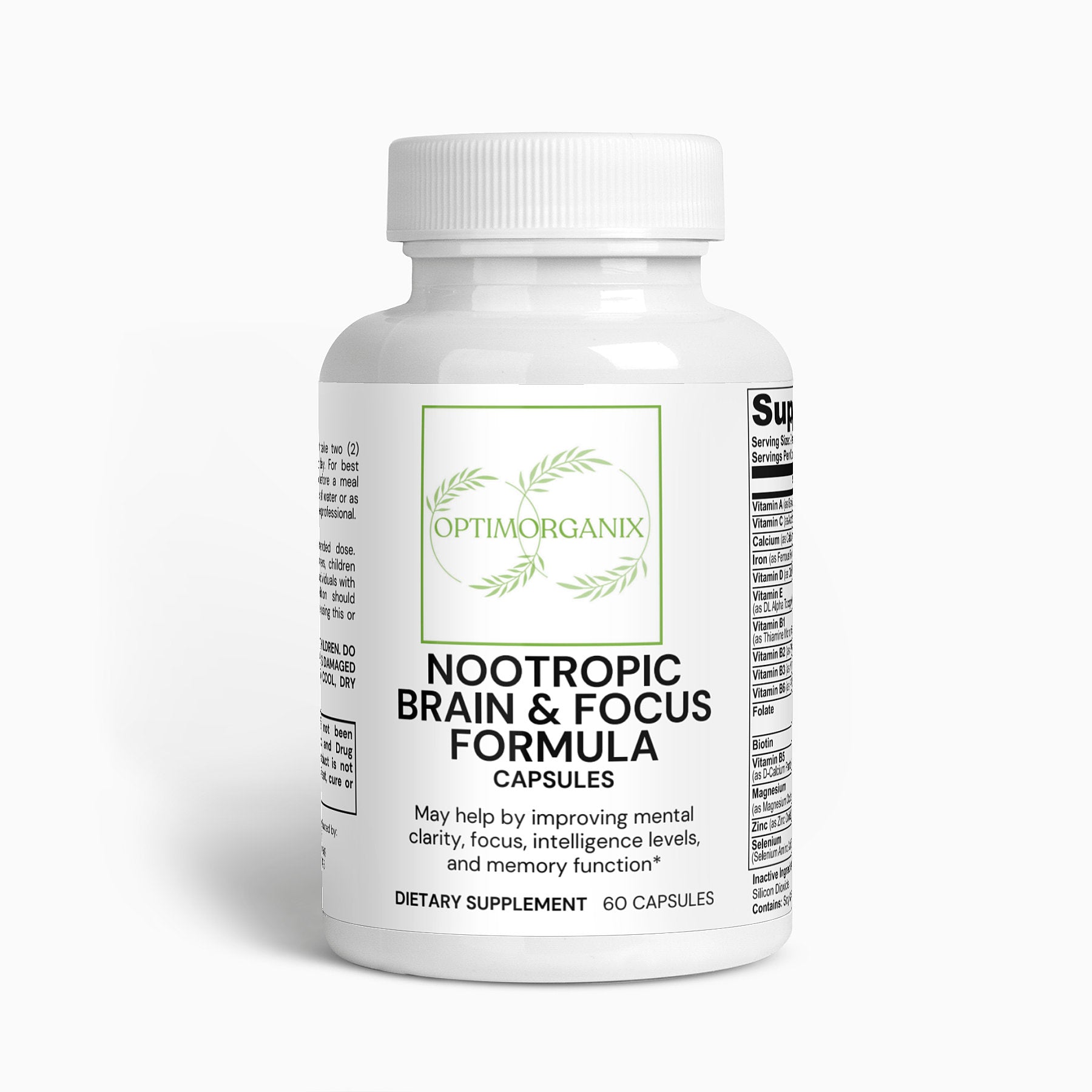Nootropic Brain & Focus Formula - Optim Organix
