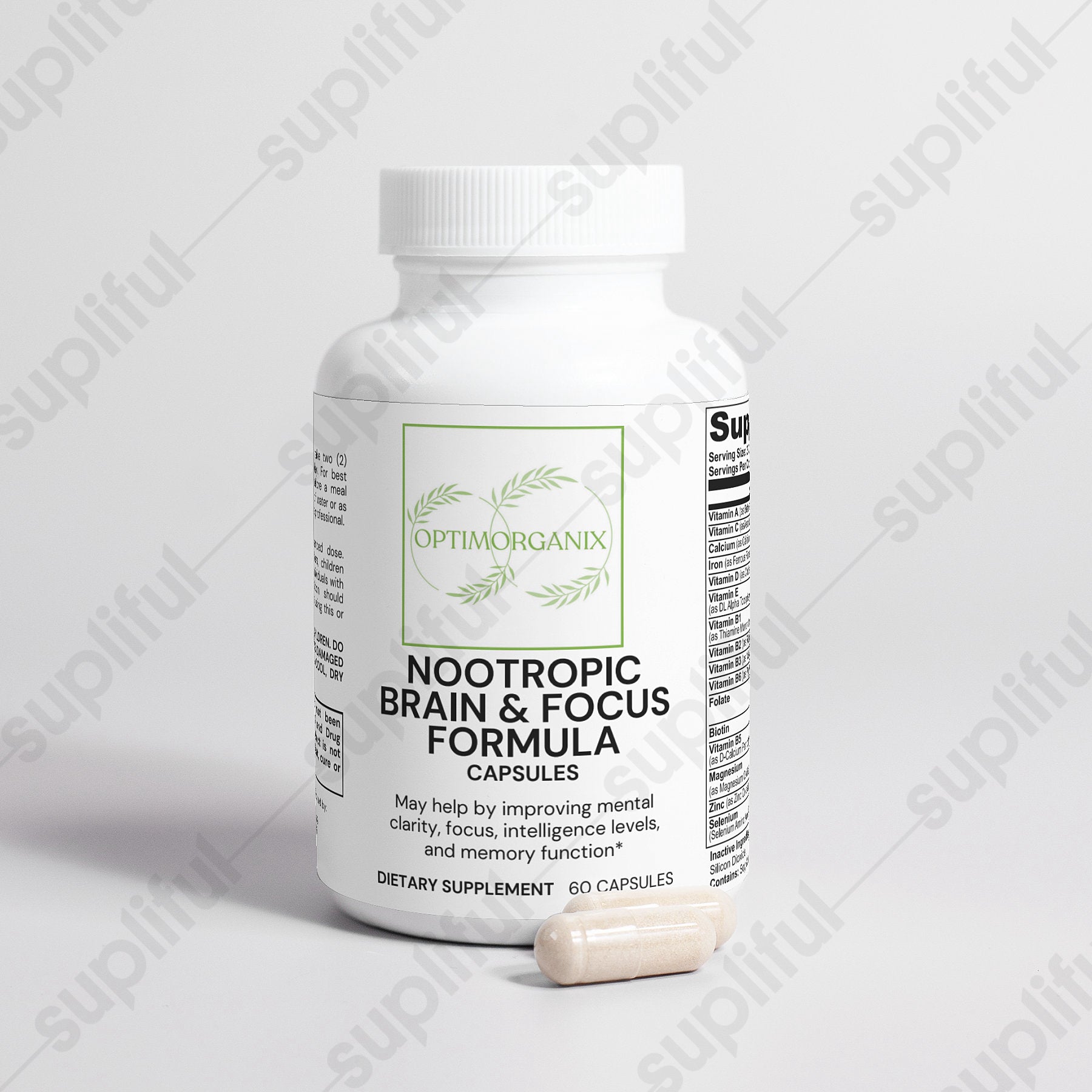 Nootropic Brain & Focus Formula - Optim Organix