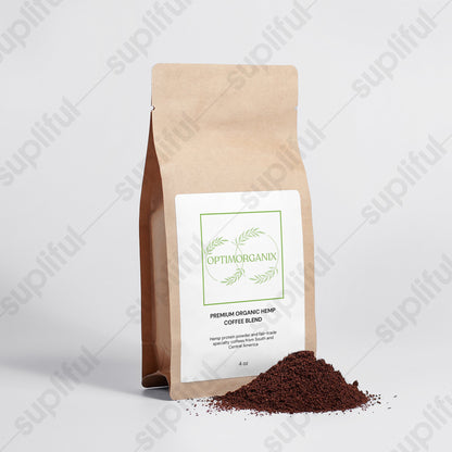 Hemp Coffee Blend - Medium Roast 4oz - Optim Organix