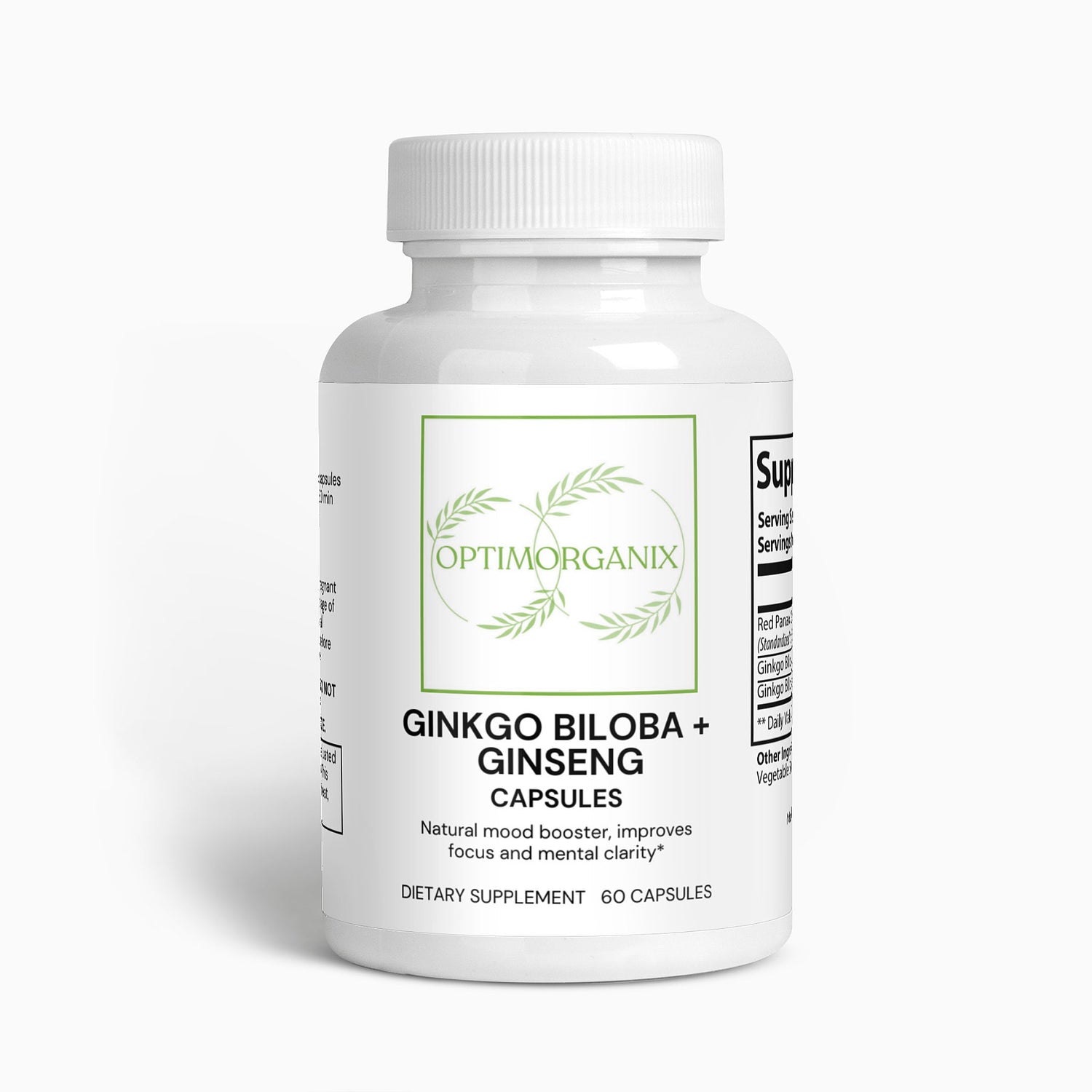 Ginkgo Biloba + Ginseng - Optim Organix