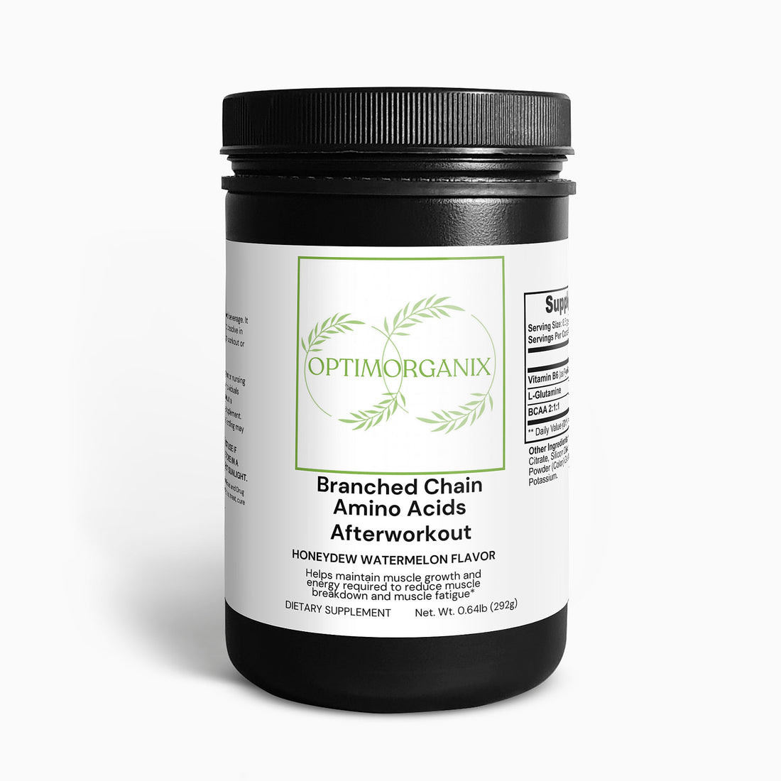 BCAA Post Workout Powder (Honeydew/Watermelon) - Optim Organix