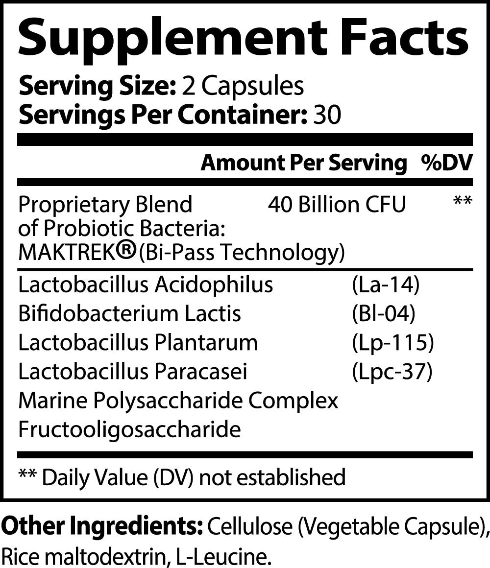 Probiotic 40 Billion with Prebiotics - Optim Organix