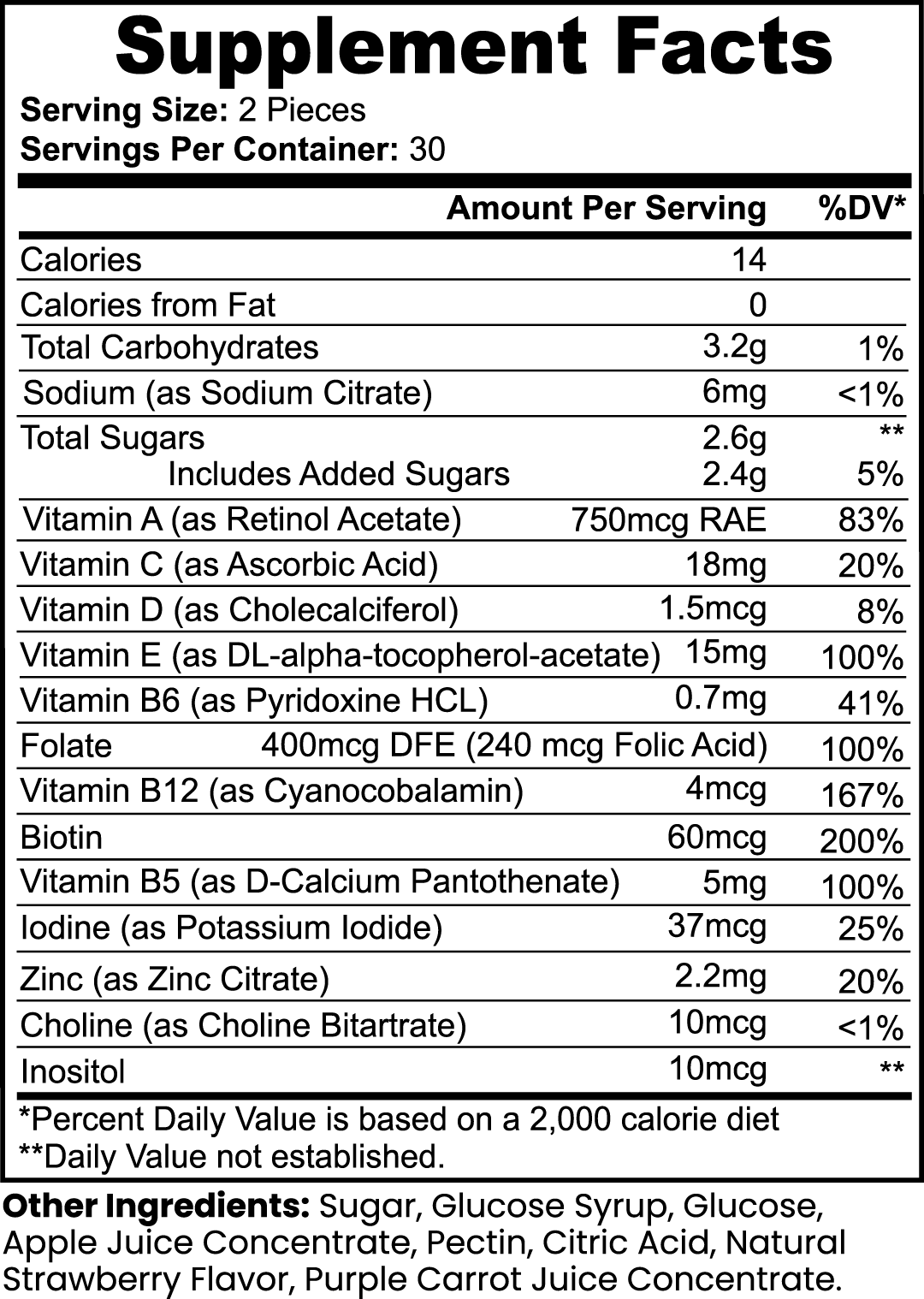 Multivitamin Bear Gummies (Adult) - Optim Organix